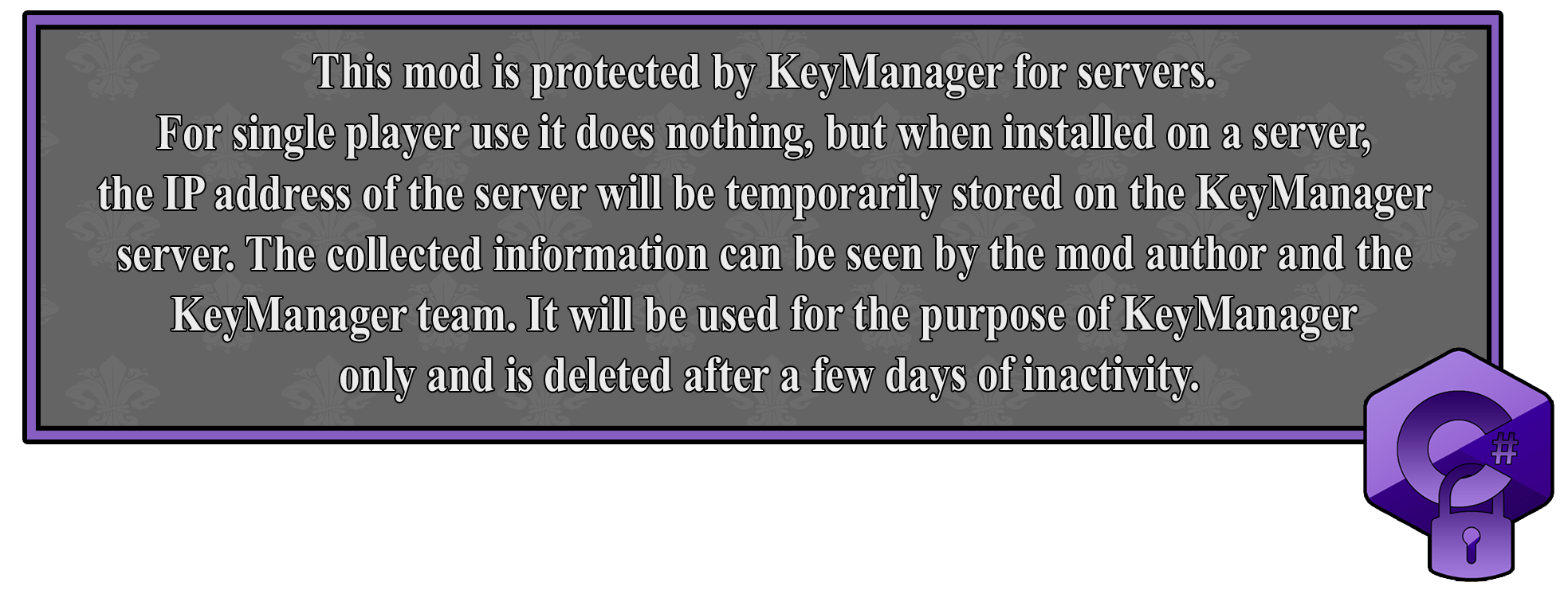 KeyManager Disclaimer